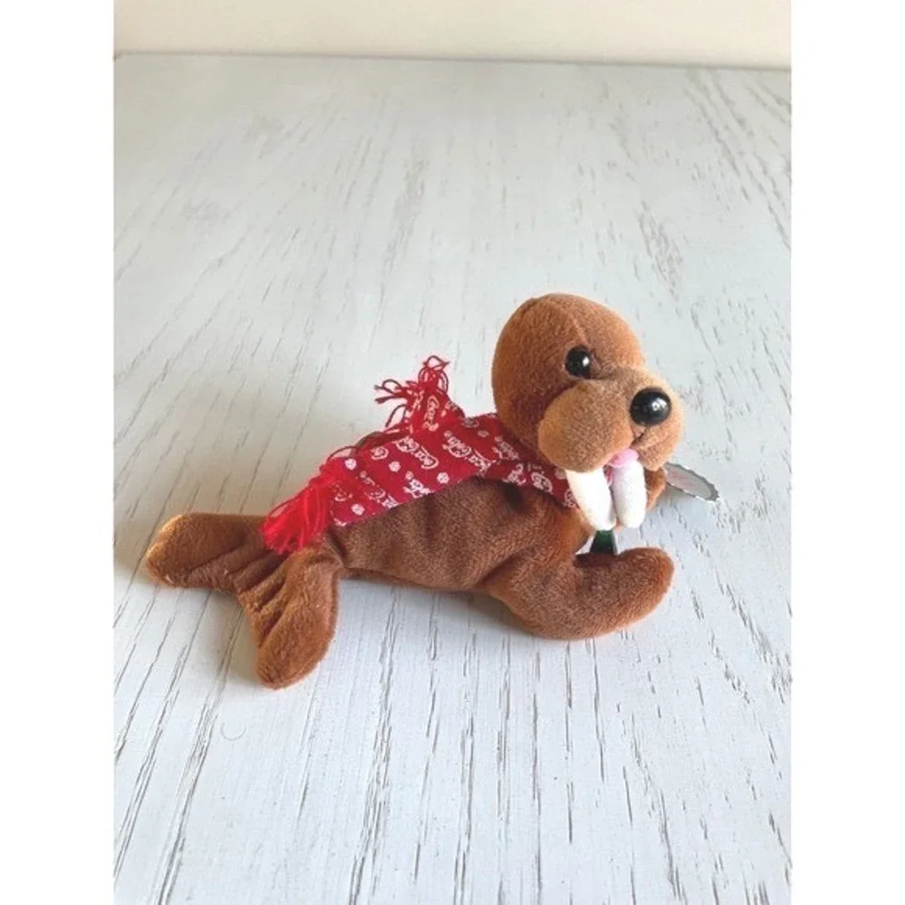 Coca Cola Collectible Bean Bag Plush Set Polar Bear Reindeer Walrus Hippo 4 Pack